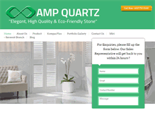 Tablet Screenshot of ampquartz.com
